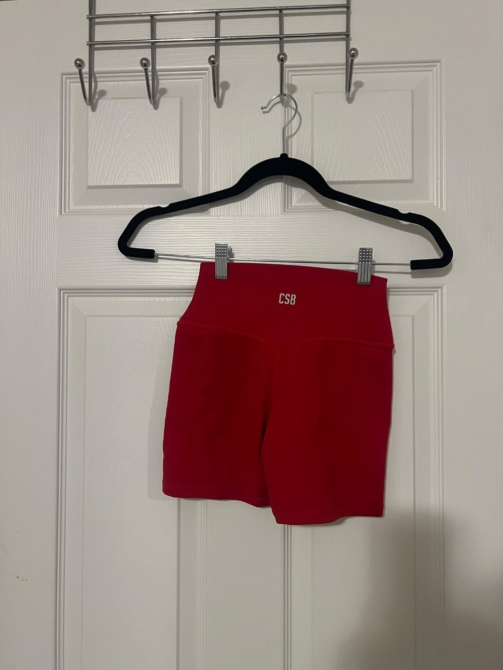 CSB Serenity Red High-Rise Shorts - 4 Inch